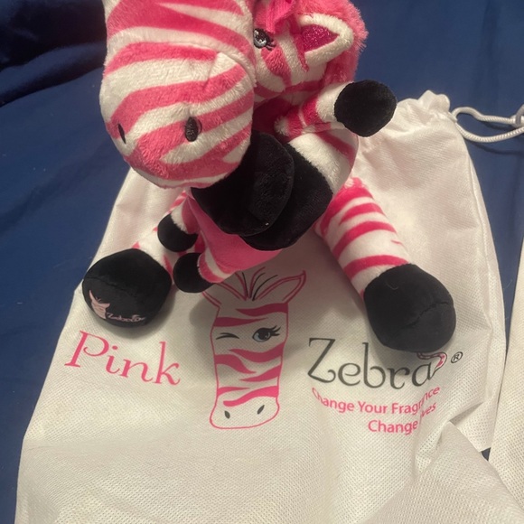 Pink zebra plush - Picture 5 of 9